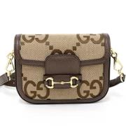 Pre-owned Canvas gucci-bags Gucci Vintage , Brown , Dames