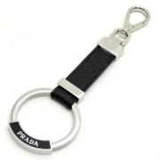 Pre-owned Leather key-holders Prada Vintage , Black , Dames