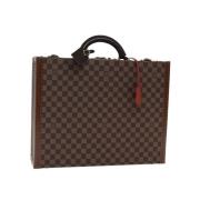 Pre-owned Canvas handbags Louis Vuitton Vintage , Brown , Dames