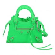 Pre-owned Leather balenciaga-bags Balenciaga Vintage , Green , Dames