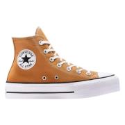 Chuck Taylor All Star Platform Sneakers Converse , Brown , Dames