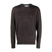 Stijlvol T-shirt voor mannen Moschino , Gray , Heren