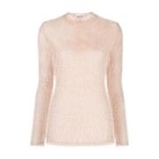 Lange mouwen top voor vrouwen Paco Rabanne , Pink , Dames