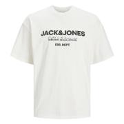 T-shirt Jack & Jones , White , Heren