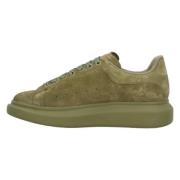 Leather sneakers Alexander McQueen , Green , Heren