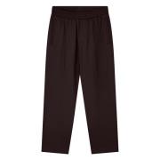 Slim Elastische Broek Olaf Hussein , Brown , Heren