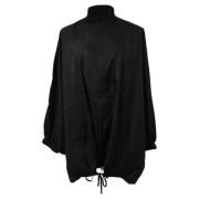 Pre-owned Polyester outerwear Valentino Vintage , Black , Dames