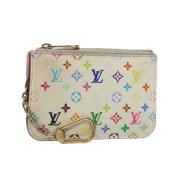 Pre-owned Canvas wallets Louis Vuitton Vintage , White , Dames