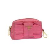 Pre-owned Nylon prada-bags Prada Vintage , Pink , Dames