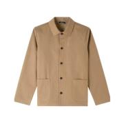 Kerlouan Logo Vest - Beige Kleur A.p.c. , Beige , Heren