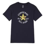 Bloemen Chuck Taylor Patch Slim T-shirt Converse , Black , Dames