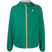 Lichtgewicht Hoodie Jas K-Way , Green , Heren