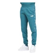 Sportieve Groene Tape Essentials Broek Puma , Green , Heren