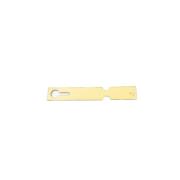 Leren Dames Sleutelhanger Accessoires Trussardi , Yellow , Dames