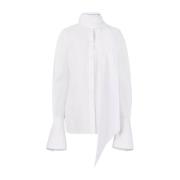 Lange Mouw Shirt Top Nina Ricci , White , Dames