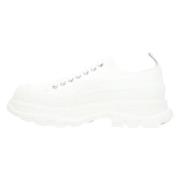 Canvas sneakers Alexander McQueen , White , Heren