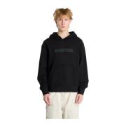 Hoodie met borduursel voor mannen Calvin Klein Jeans , Black , Heren