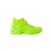 Leather sneakers Camper , Green , Dames