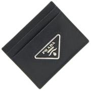 Pre-owned Leather wallets Prada Vintage , Black , Dames