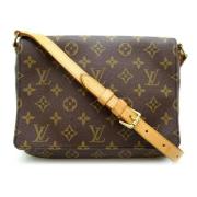 Pre-owned Fabric louis-vuitton-bags Louis Vuitton Vintage , Brown , Da...