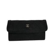 Pre-owned Leather chanel-bags Chanel Vintage , Black , Dames