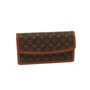 Pre-owned Canvas louis-vuitton-bags Louis Vuitton Vintage , Brown , Da...