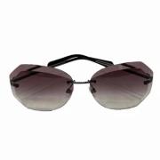 Pre-owned Plastic sunglasses Chanel Vintage , Gray , Dames