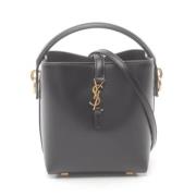 Pre-owned Leather handbags Saint Laurent Vintage , Black , Dames