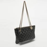 Pre-owned Leather chanel-bags Chanel Vintage , Black , Dames