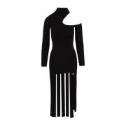 Zwarte Elegante Jurk Akep , Black , Dames