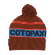 Retro Pom Pom Beanie Hat Cotopaxi , Red , Unisex