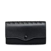 Pre-owned Leather key-holders Bottega Veneta Vintage , Black , Heren