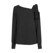 Elegante Top met Lange Mouwen Caroline Biss , Black , Dames