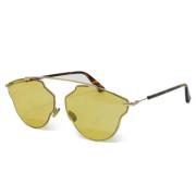 Pre-owned Plastic sunglasses Dior Vintage , Yellow , Dames