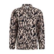 Dierenprint Reisblouse Lange Mouw Zoso , Multicolor , Dames