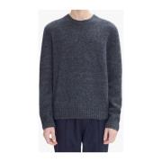 Lucas Blauw Gebreide Trui A.p.c. , Blue , Heren