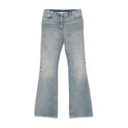 Blauwe Bootcut Denim Jeans Courrèges , Blue , Dames