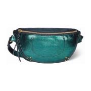 Banana Crossbody Tas met Ritssluiting Jérôme Dreyfuss , Green , Dames