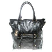 Pre-owned Leather shoulder-bags Dolce & Gabbana Pre-owned , Black , Da...