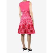 Pre-owned Silk dresses Oscar De La Renta Pre-owned , Pink , Dames