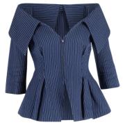 Pre-owned Cotton outerwear Fendi Vintage , Blue , Dames