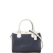 Pre-owned Leather handbags Coach Pre-owned , Blue , Dames