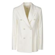 Witte Blazer voor een stijlvolle look Montedoro , White , Dames