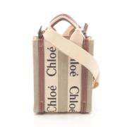 Pre-owned Canvas handbags Chloé Pre-owned , Beige , Dames