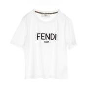 Pre-owned Cotton tops Fendi Vintage , White , Dames