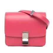 Pre-owned Leather crossbody-bags Celine Vintage , Pink , Dames