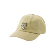 Cotton hats Maison Kitsuné , Beige , Unisex