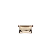 Ronde Vierkante Clutch Tas Jacquemus , Yellow , Dames