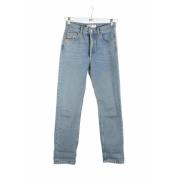 Pre-owned Cotton jeans Balenciaga Vintage , Blue , Dames