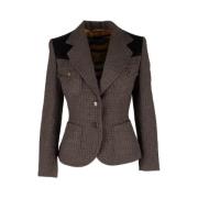 Pre-owned Wool outerwear Dolce & Gabbana Pre-owned , Brown , Dames